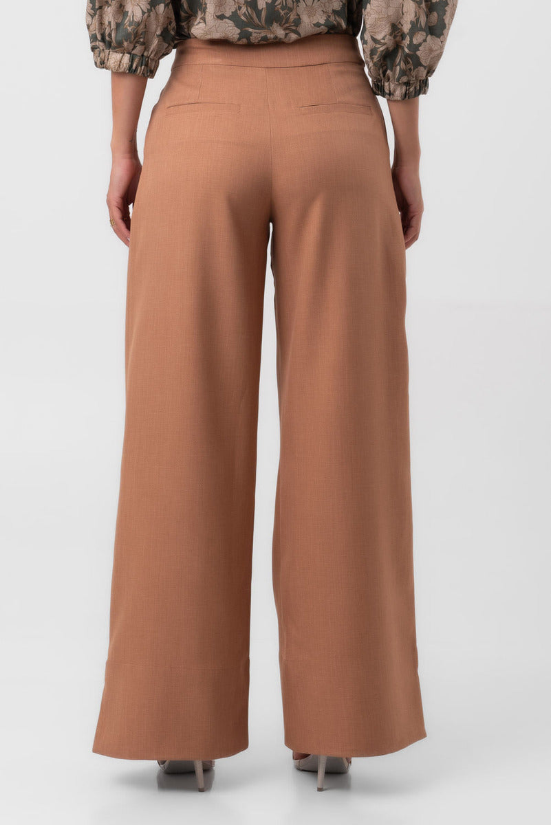 Calça Alfaiataria Torontto Marrom Pequiá