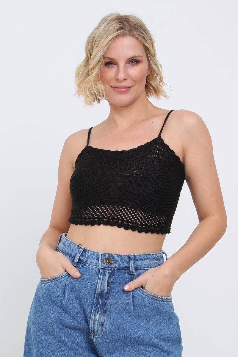 Top Tricot Cropped Lança Perfume