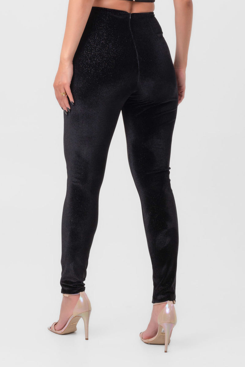 Calça Cintura Super Alta Preta Labrava