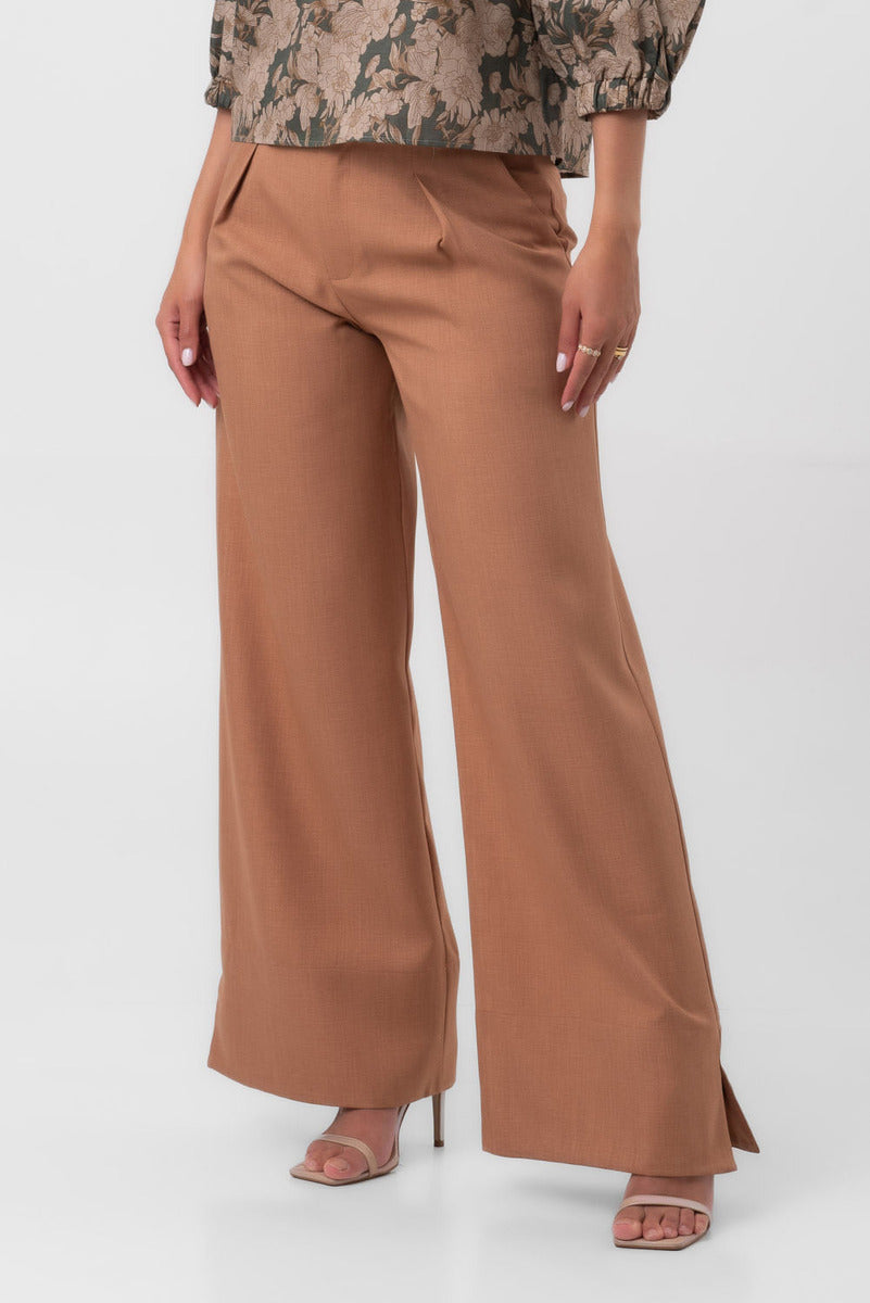 Calça Alfaiataria Torontto Marrom Pequiá