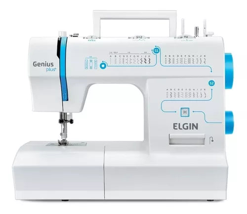 Máquina De Costura Genius Plus Elgin | Kit Completo + Curso de Brinde 🎁